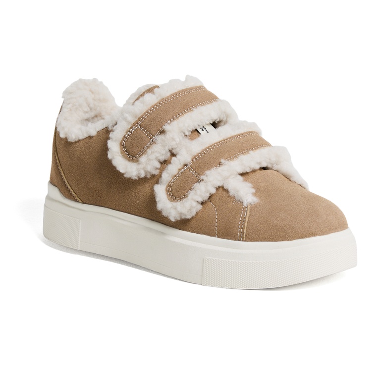 Faux Shearling Sneakers "Rue"